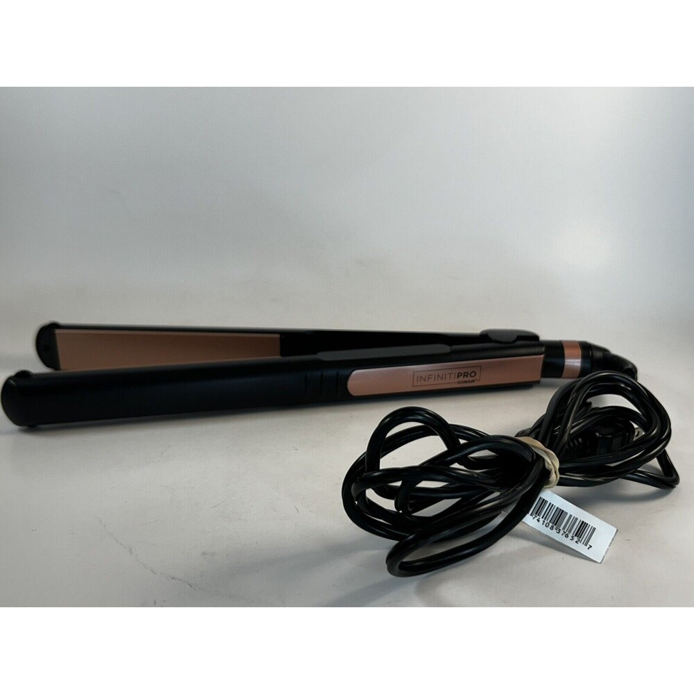 Conair Infiniti PRO 1" Titanium Ceramic Flat Iron Straightener Rose Gold